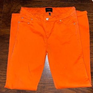 Celebrity pink orange pants